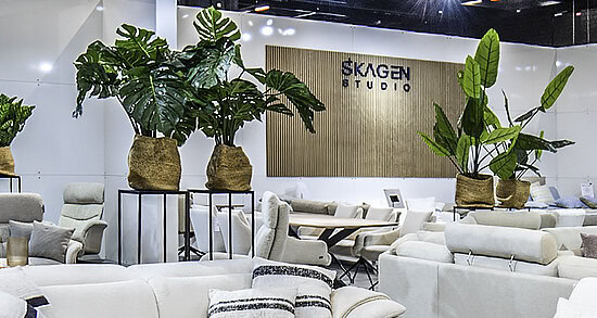 Gothenburg Furniture Fair — event header for Skagen Studio.