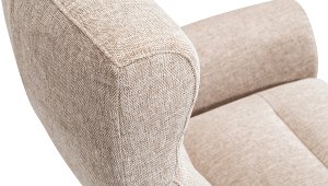 Skagen Studio Nordborg recliner in Brego Beige fabric.