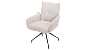 Skagen Studio Riis Armchair Ergo in Brego Cream fabric.
