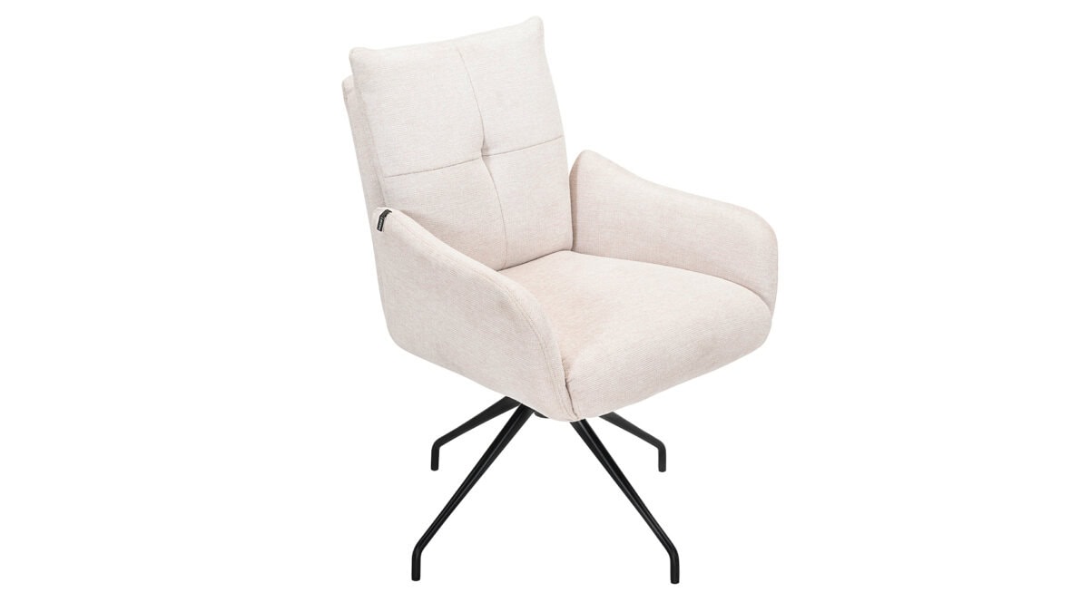 Skagen Studio Riis Armchair Ergo in Brego Cream fabric.