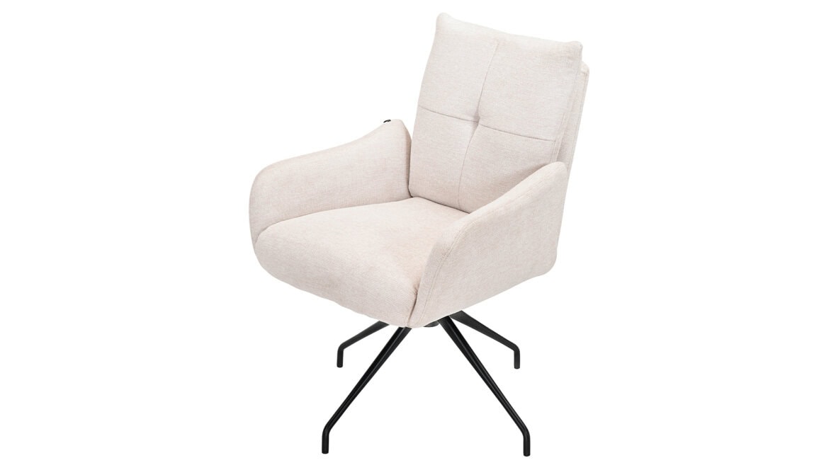 Skagen Studio Riis Armchair Ergo in Brego Cream fabric.